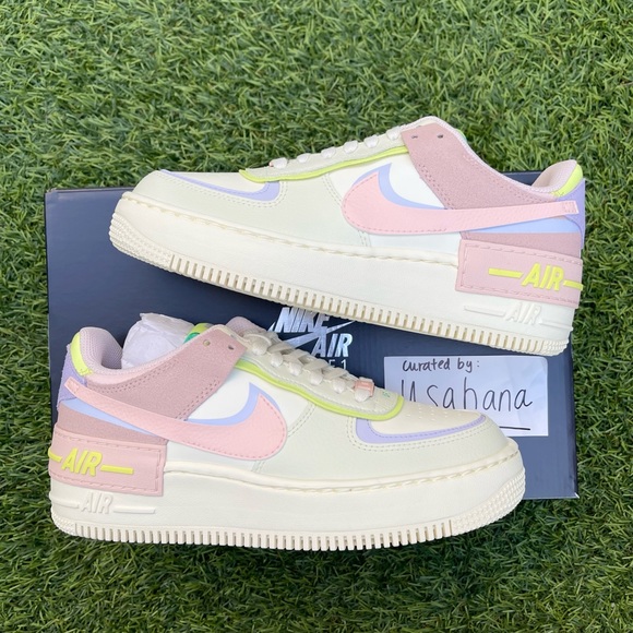 nike air force shadow pastel pink